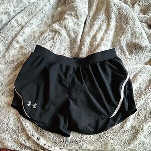 Black Under Armour workout shorts